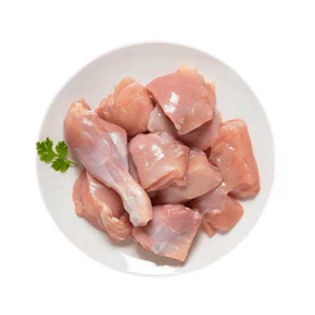 Process meat . Chicken Kima